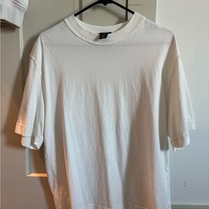 H&M White Short Sleeve Tee